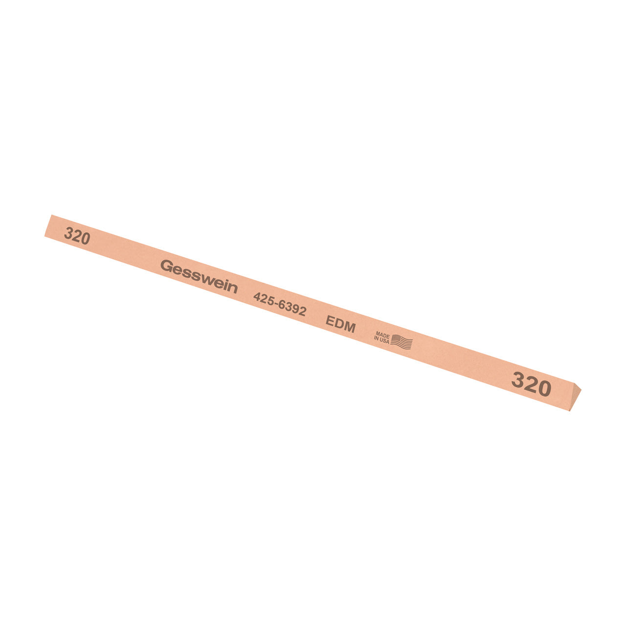Gesswein® EDM Stones - 1/4" x 6" Triangle, 320 Grit (Pkg. of 12)