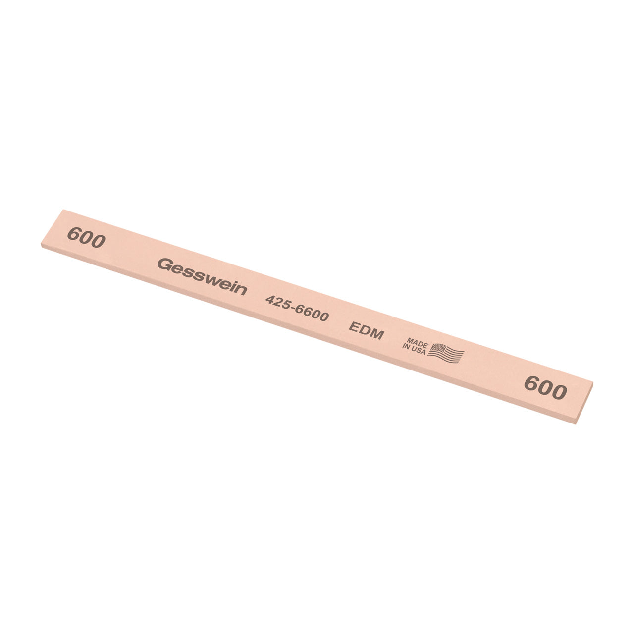 Gesswein® EDM Stones - 1/2" x 1/16" x 6", 600 Grit (Pkg. of 12)