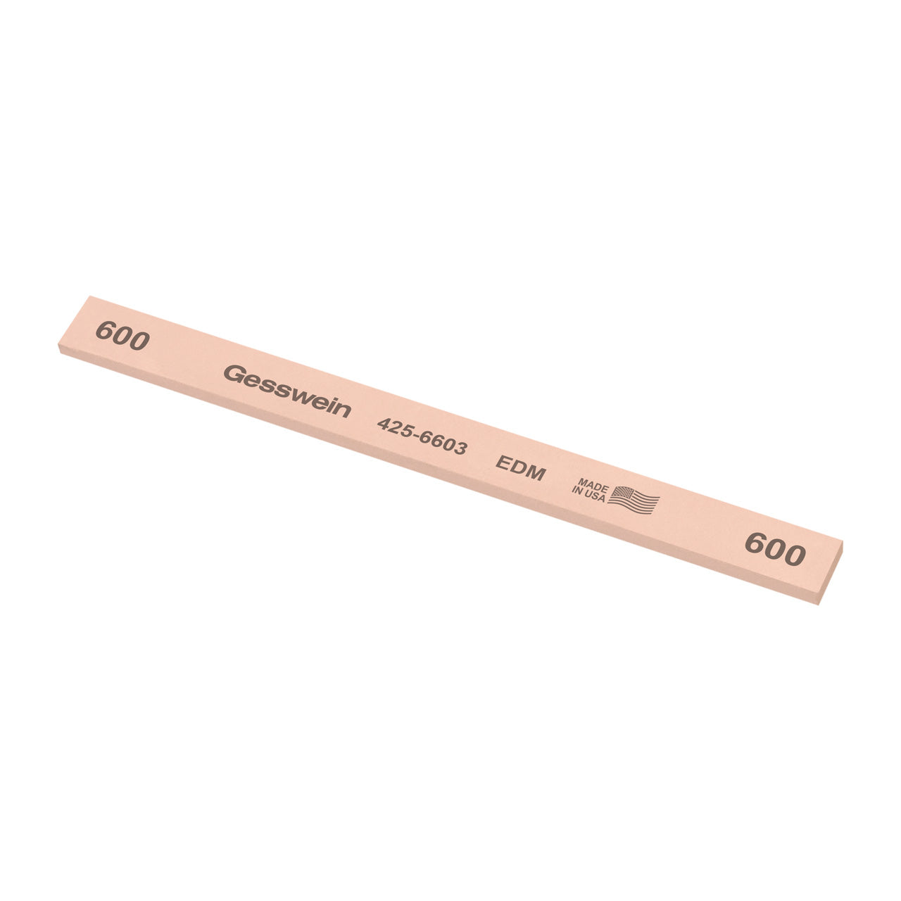 Gesswein® EDM Stones - 1/2" x 1/8" x 6", 600 Grit (Pkg. of 12)