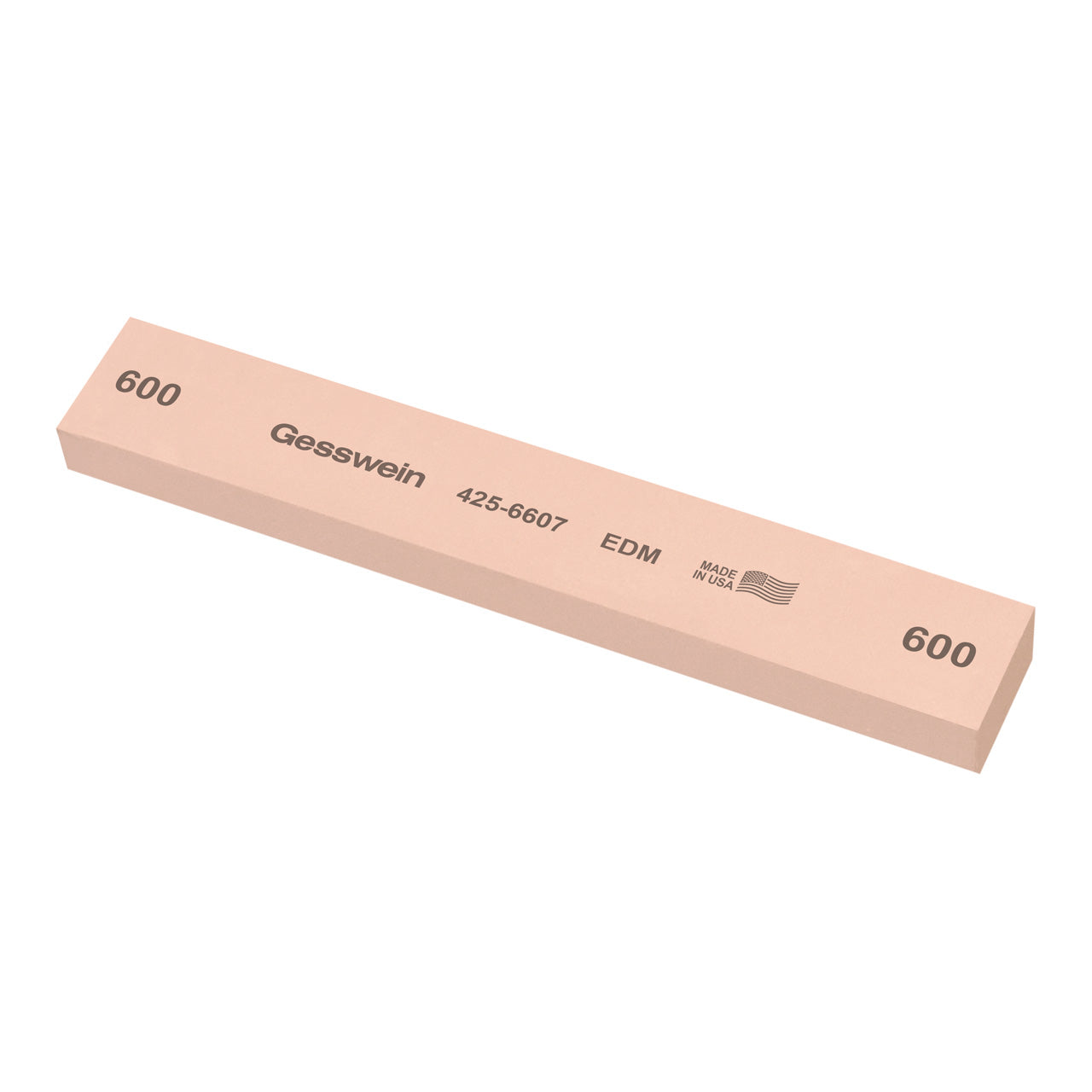 Gesswein® EDM Stones - 1" x 1/2" x 6", 600 Grit (Pkg. of 6)
