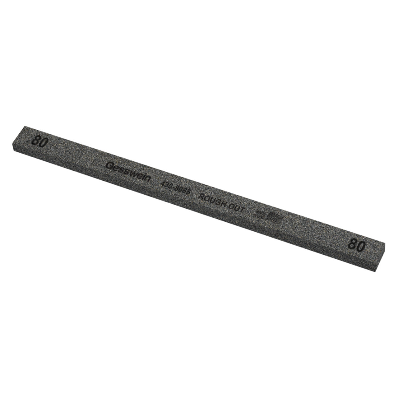 Gesswein® Rough Out Stones - 1/2" x 1/4" x 8", 80 Grit (Pkg. of 12)