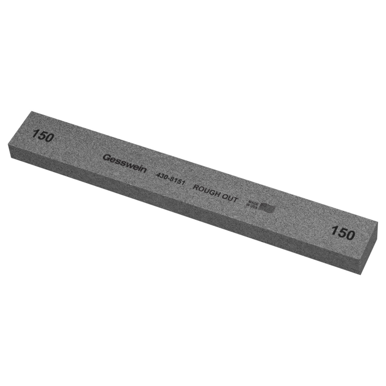Gesswein® Rough Out Stones - 1" x 1/2" x 8", 150 Grit (Pkg. of 6)