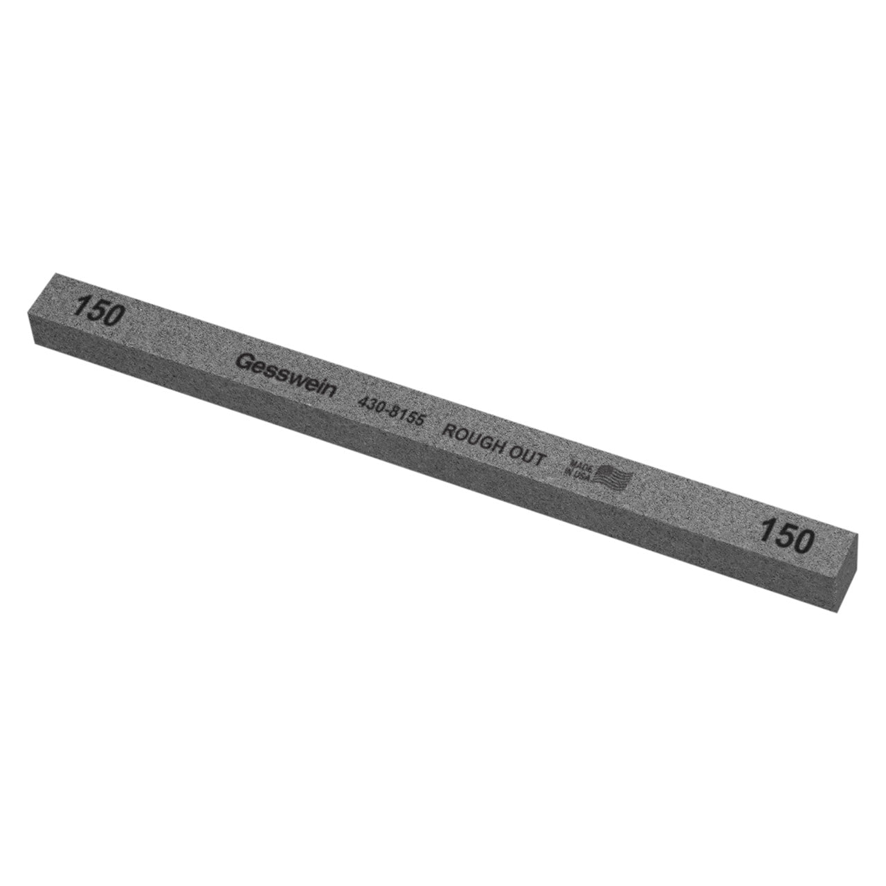 Gesswein® Rough Out Stones - 1/2" x 1/2" x 8", 150 Grit (Pkg. of 12)