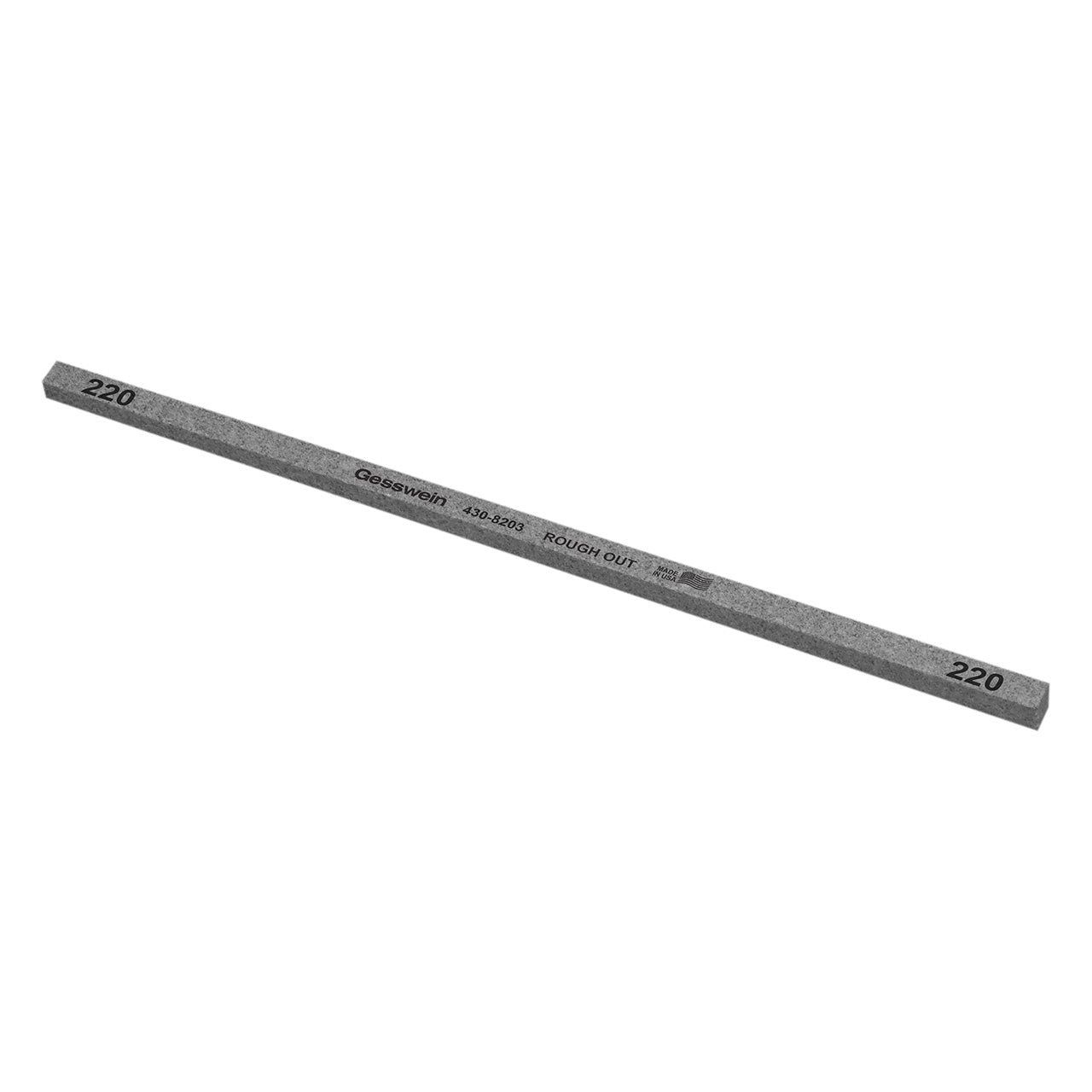 Gesswein® Rough Out Stones - 1/4" x 1/4" x 8", 220 Grit (Pkg. of 12)