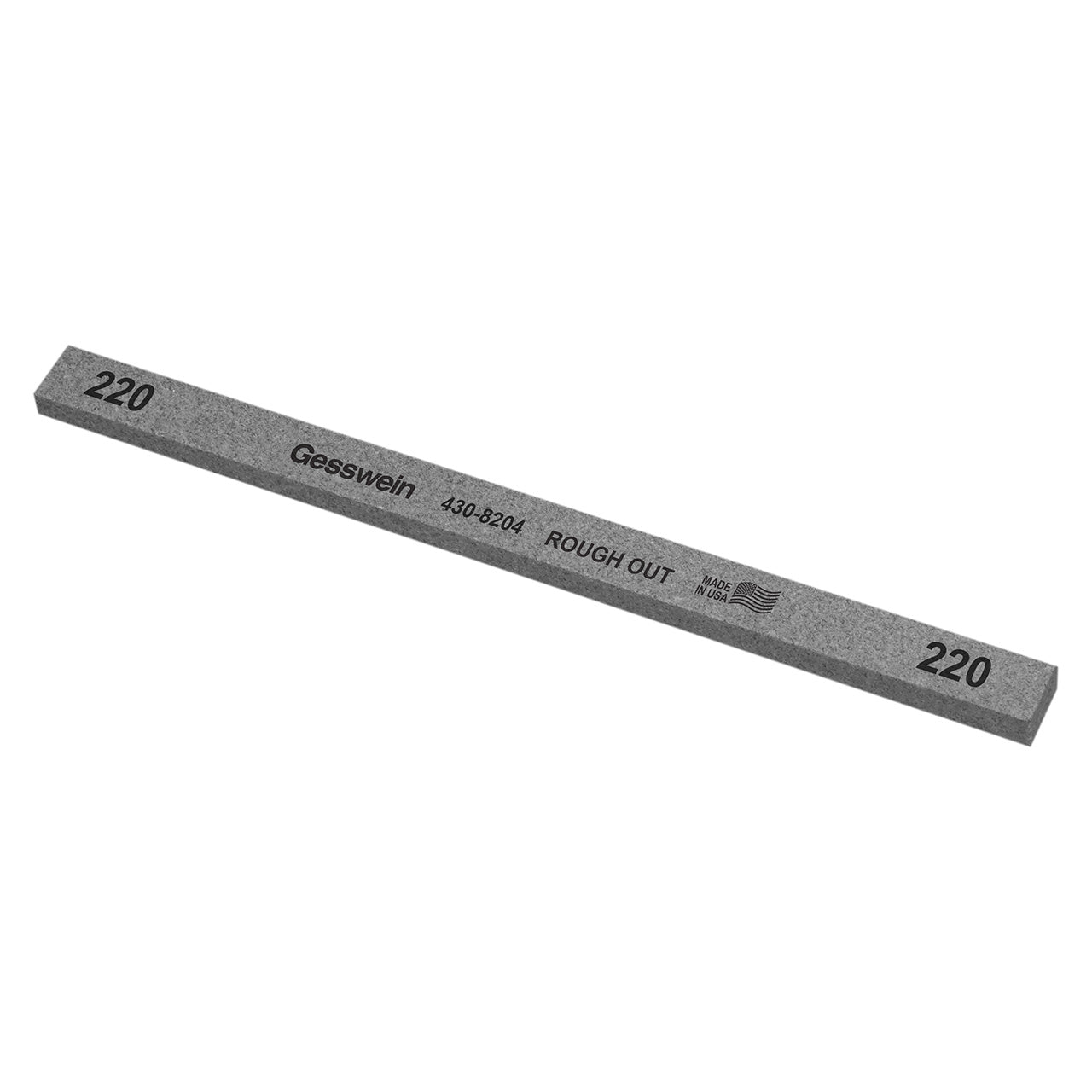 Gesswein® Rough Out Stones - 1/2" x 1/4" x 8", 220 Grit (Pkg. of 12)