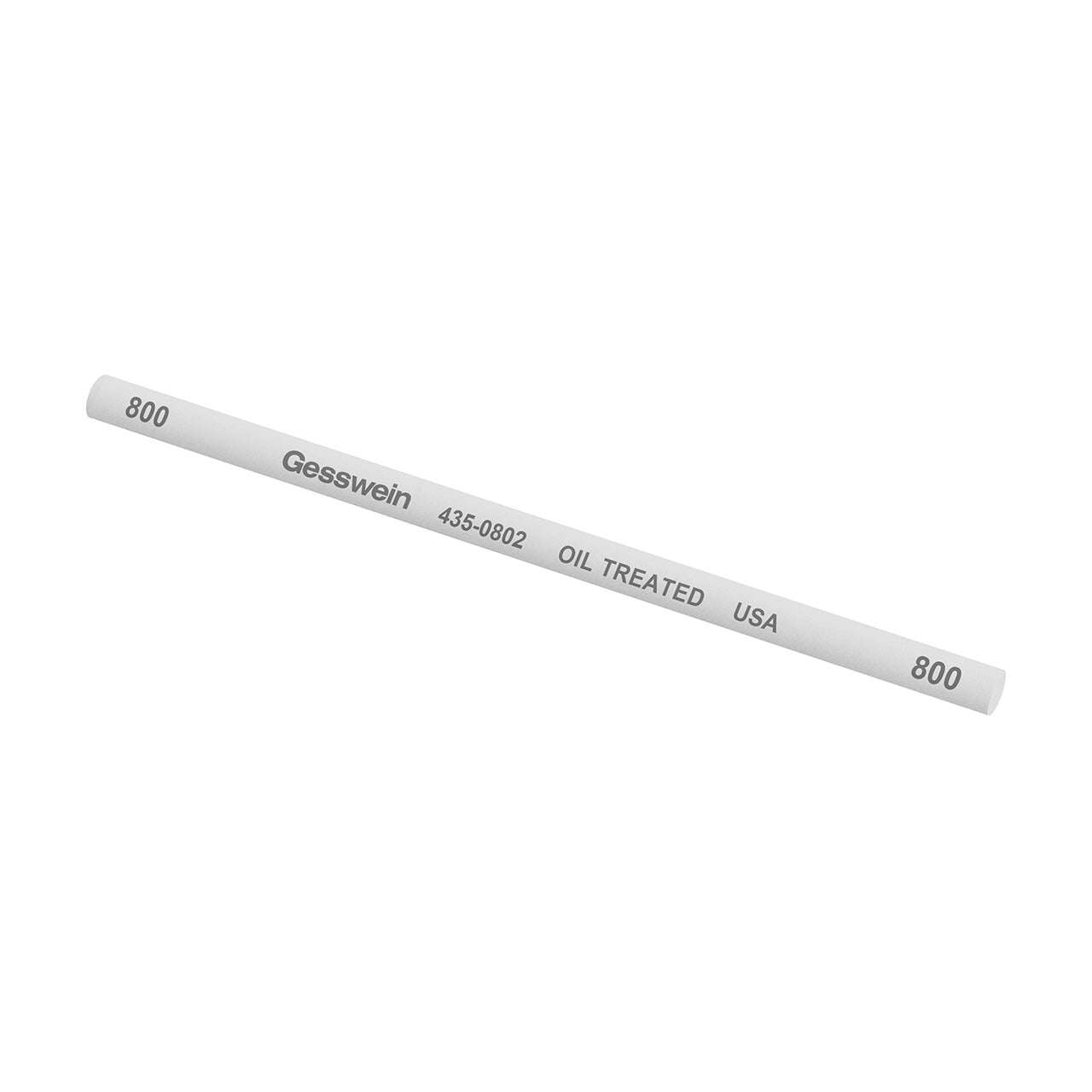 Gesswein® Oil-Treated Stones - 1/4" x 6" Round, 800 Grit (Pkg. of 6)