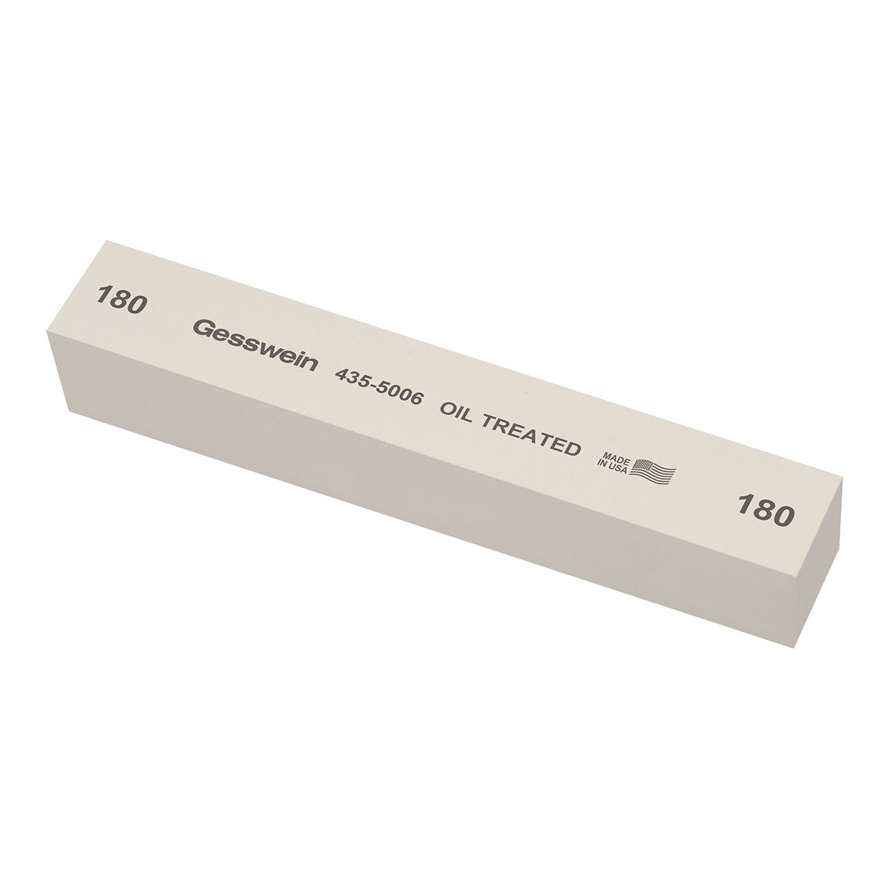 Gesswein® Oil-Treated Stones - 1" x 1" x 6", 180 Grit (Pkg. of 6)