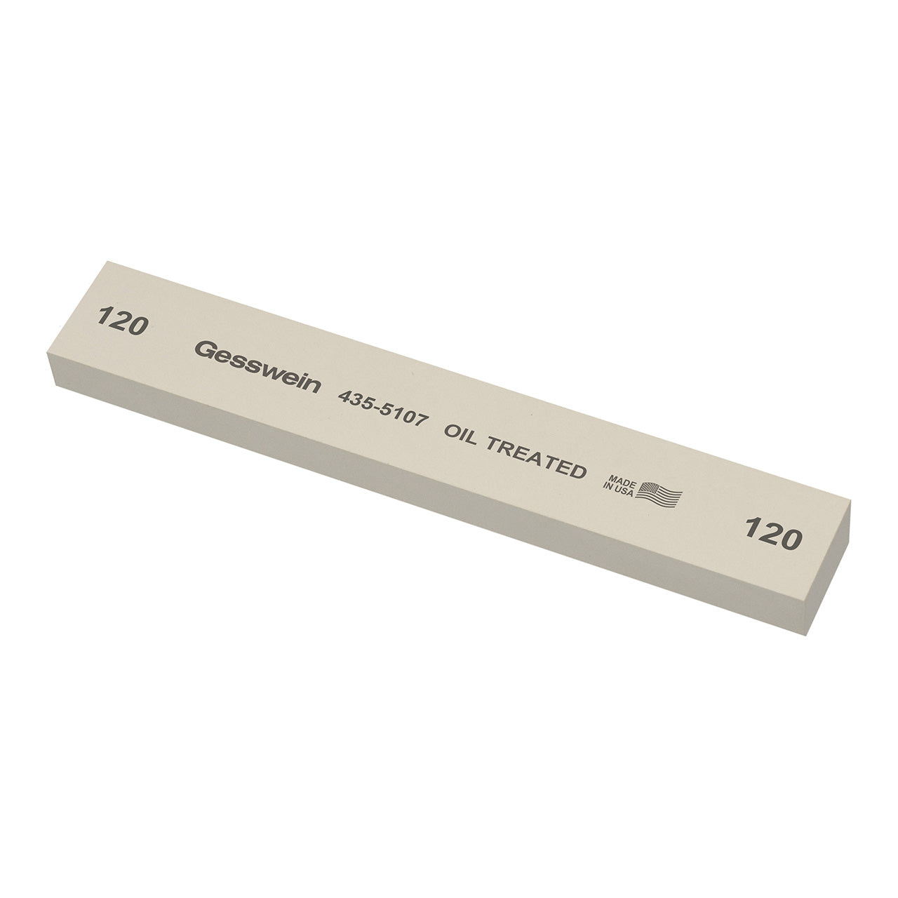 Gesswein® Oil-Treated Stones - 1" x 1/2" x 6", 120 Grit (Pkg. of 6)