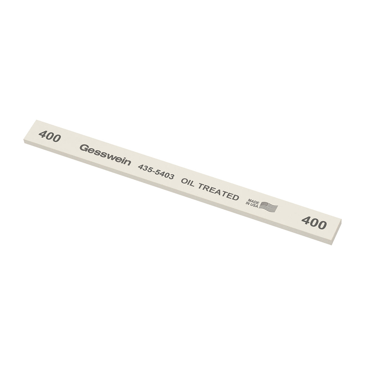 Gesswein® Oil-Treated Stones - 1/2" x 1/8" x 6", 400 Grit (Pkg. of 12)