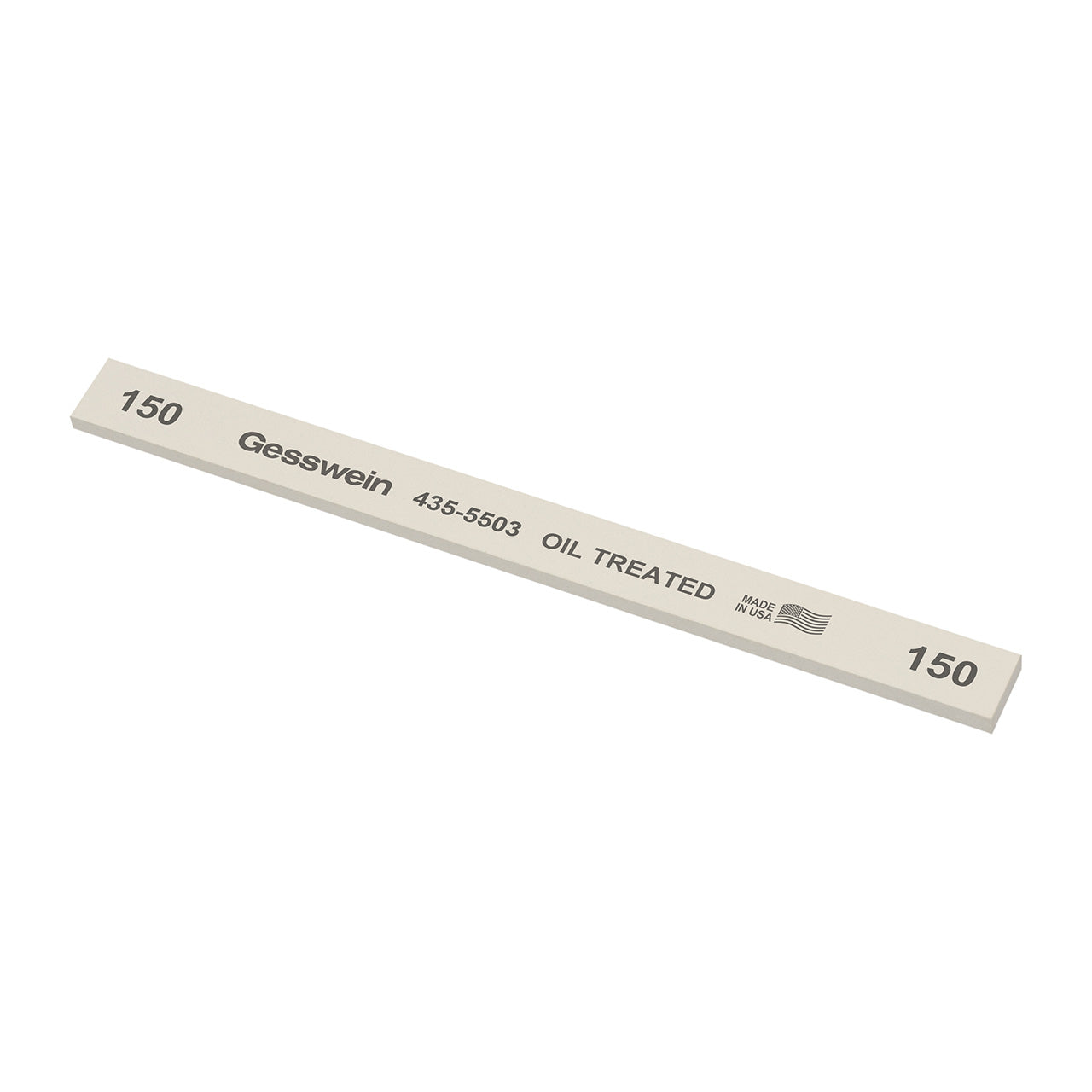 Gesswein® Oil-Treated Stones - 1/2" x 1/8" x 6", 150 Grit (Pkg. of 12)