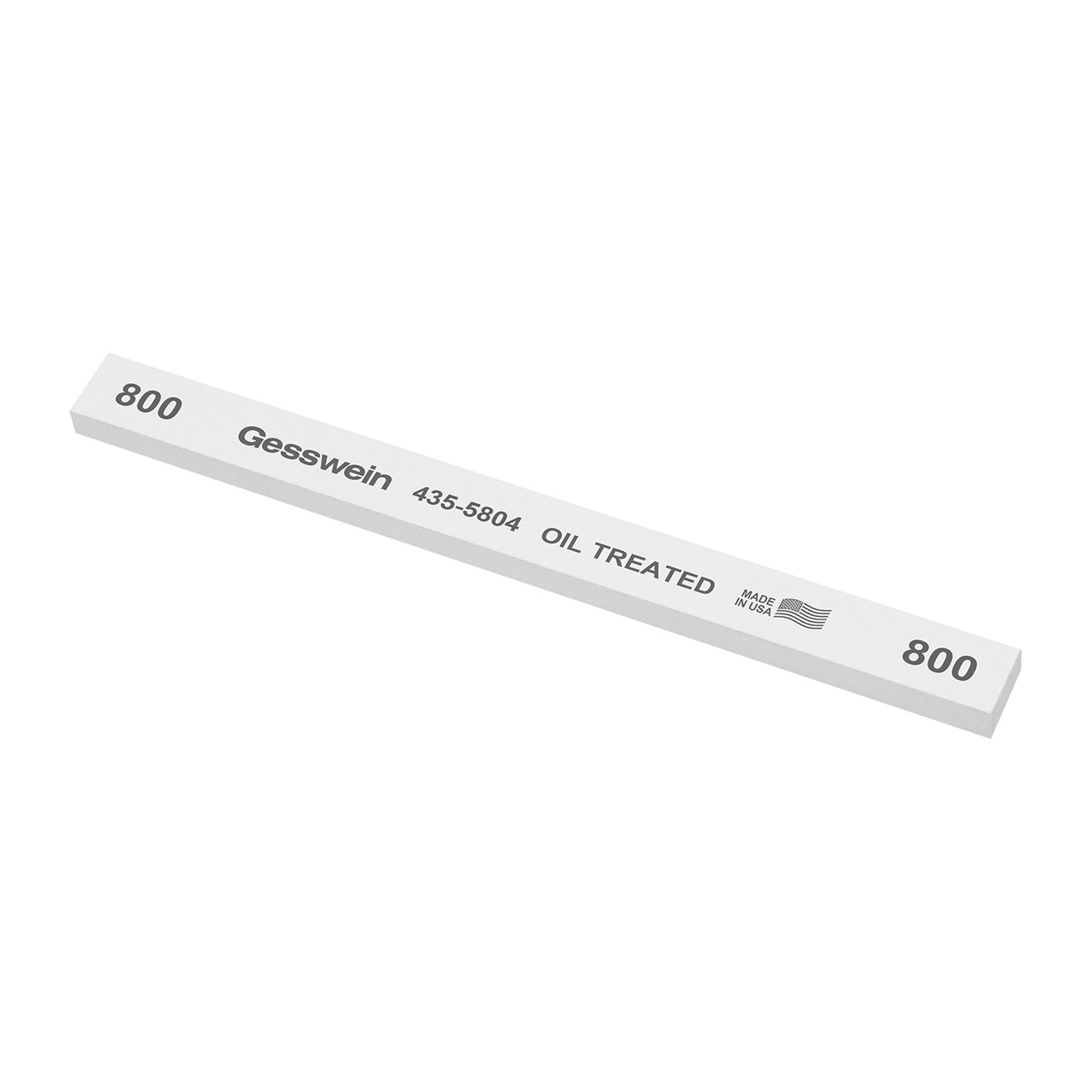 Gesswein® Oil-Treated Stones - 1/2" x 1/4" x 6", 800 Grit (Pkg. of 12)