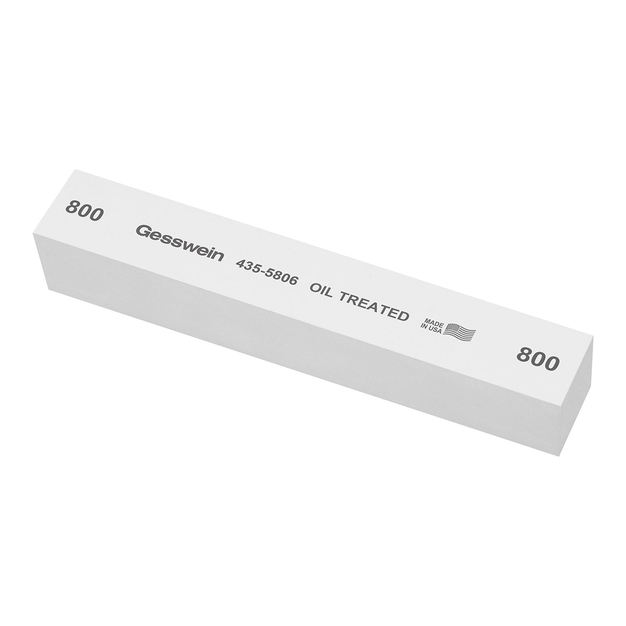 Gesswein® Oil-Treated Stones - 1" x 1" x 6", 800 Grit (Pkg. of 6)