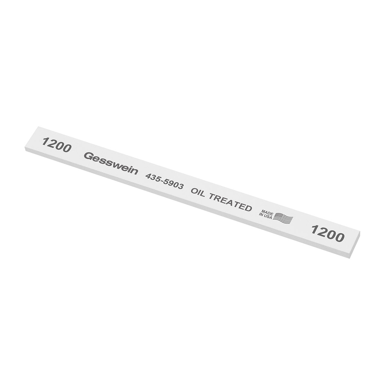 Gesswein® Oil-Treated Stones - 1/2" x 1/8" x 6", 1200 Grit (Pkg. of 12)