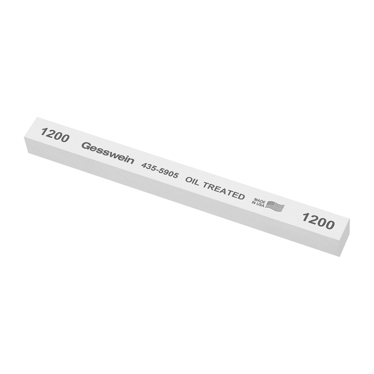 Gesswein® Oil-Treated Stones - 1/2" x 1/2" x 6", 1200 Grit (Pkg. of 6)