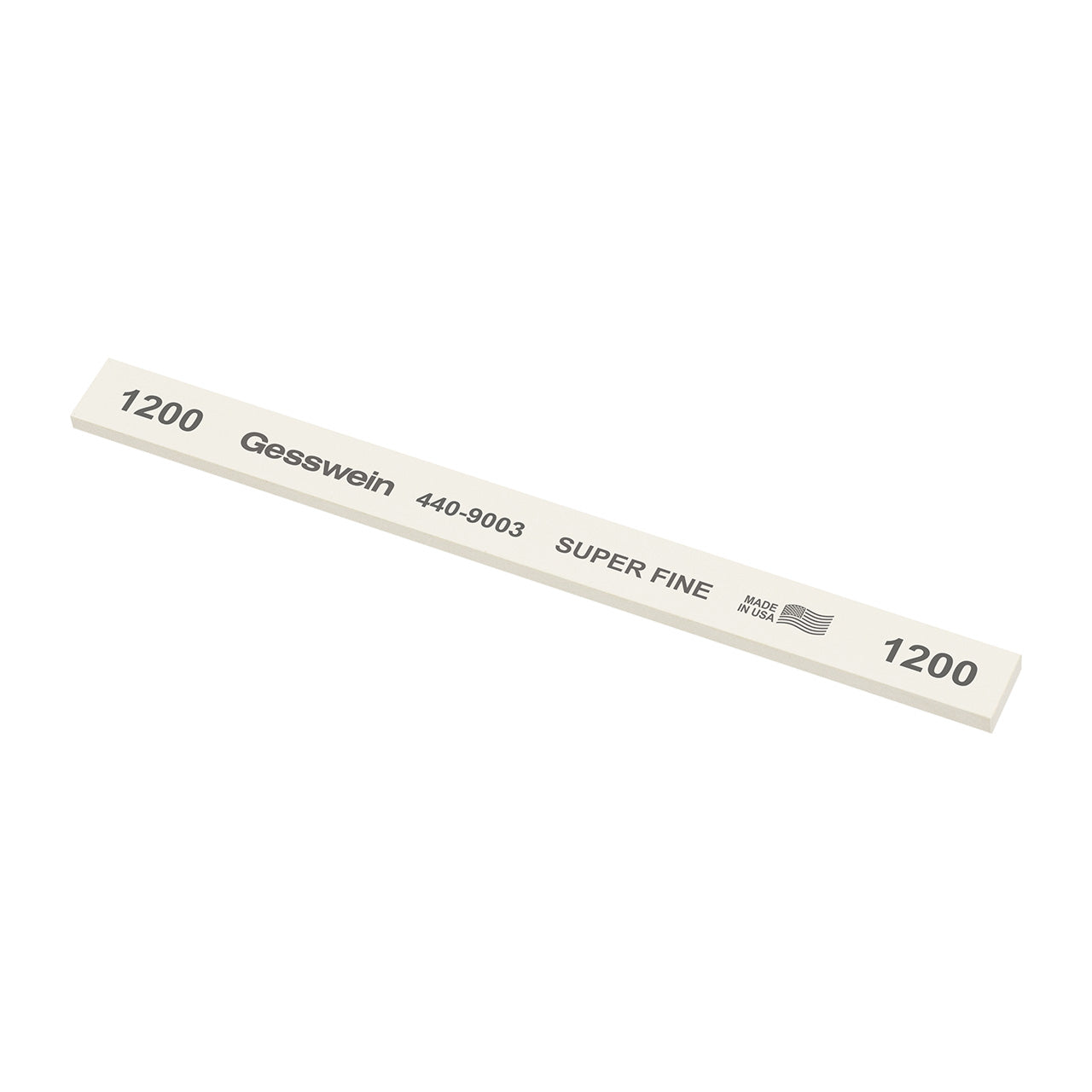 Gesswein® Super Fine Stones - 1/2" x 1/8" x 6", 1200 Grit (Pkg. of 12)