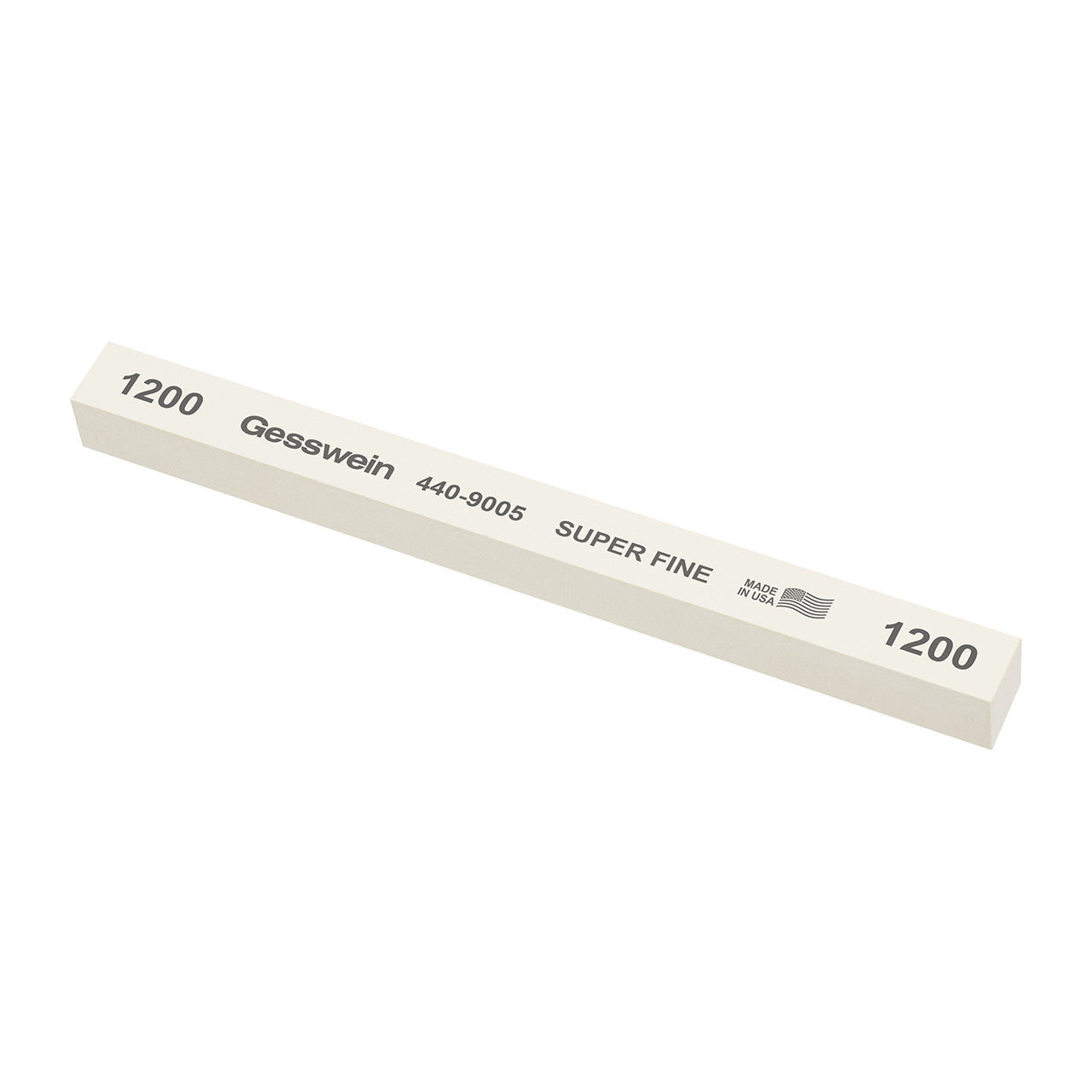 Gesswein® Super Fine Stones - 1/2" x 1/2" x 6", 1200 Grit (Pkg. of 6)