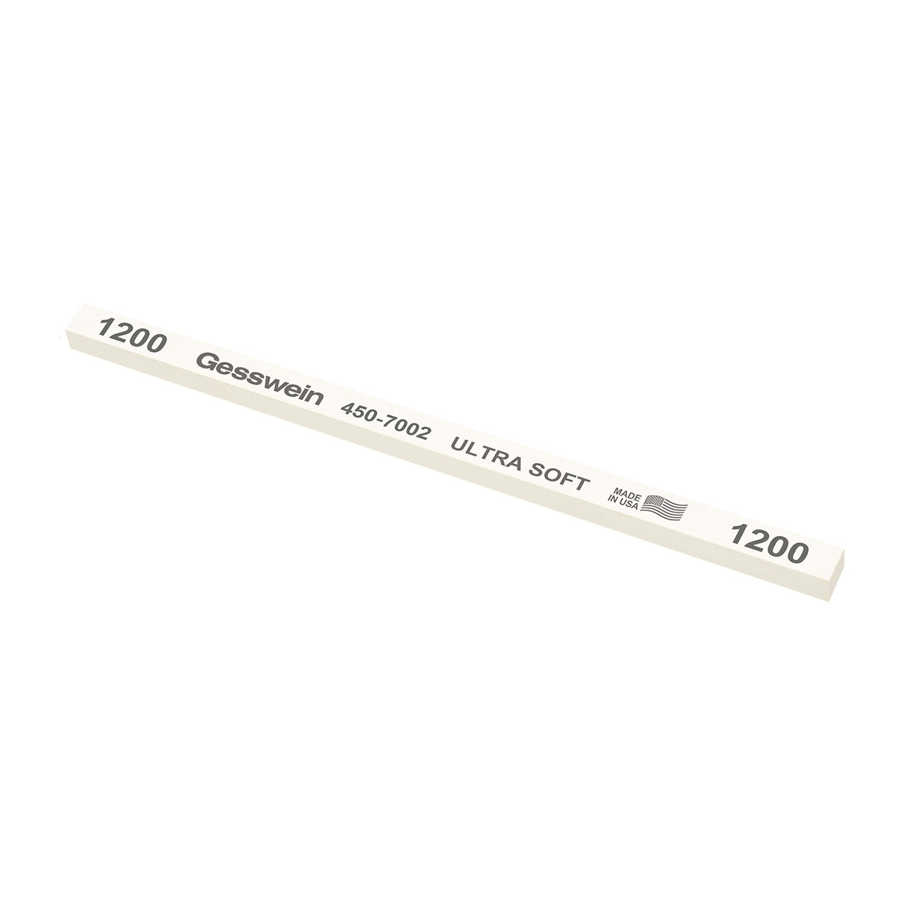 Gesswein® Ultra-Soft Stones - 1/4" x 1/4" x 6", 1200 Grit (Pkg. of 12)