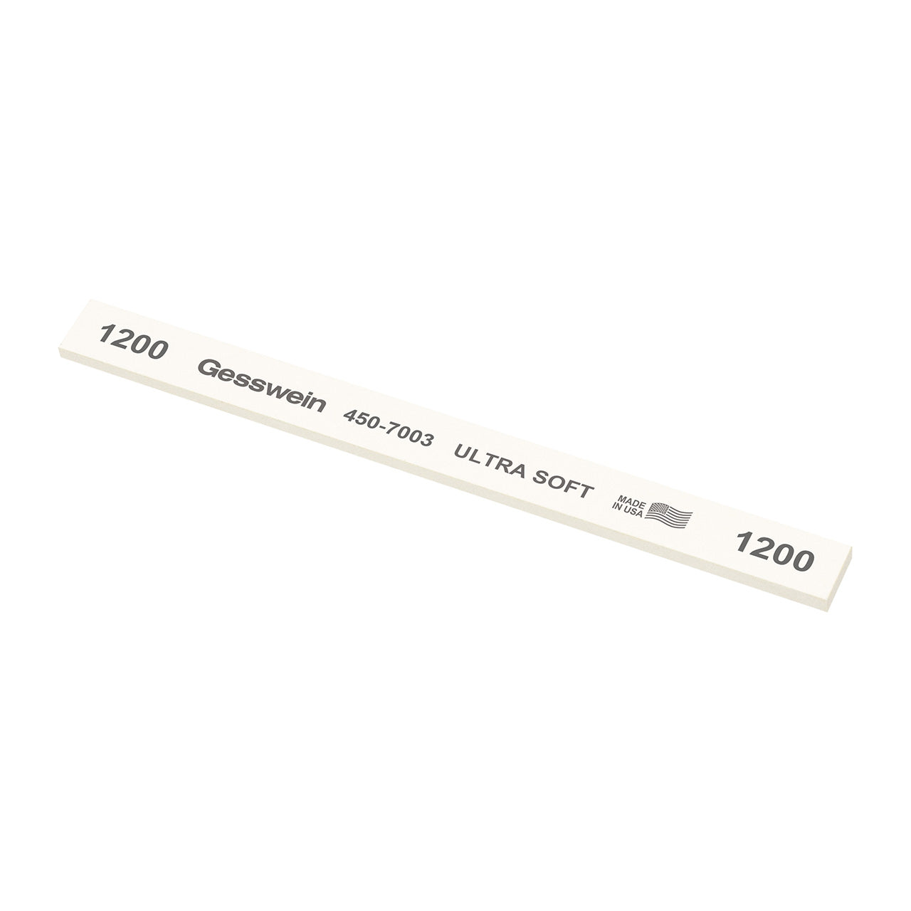Gesswein® Ultra-Soft Stones - 1/2" x 1/8" x 6", 1200 Grit (Pkg. of 12)