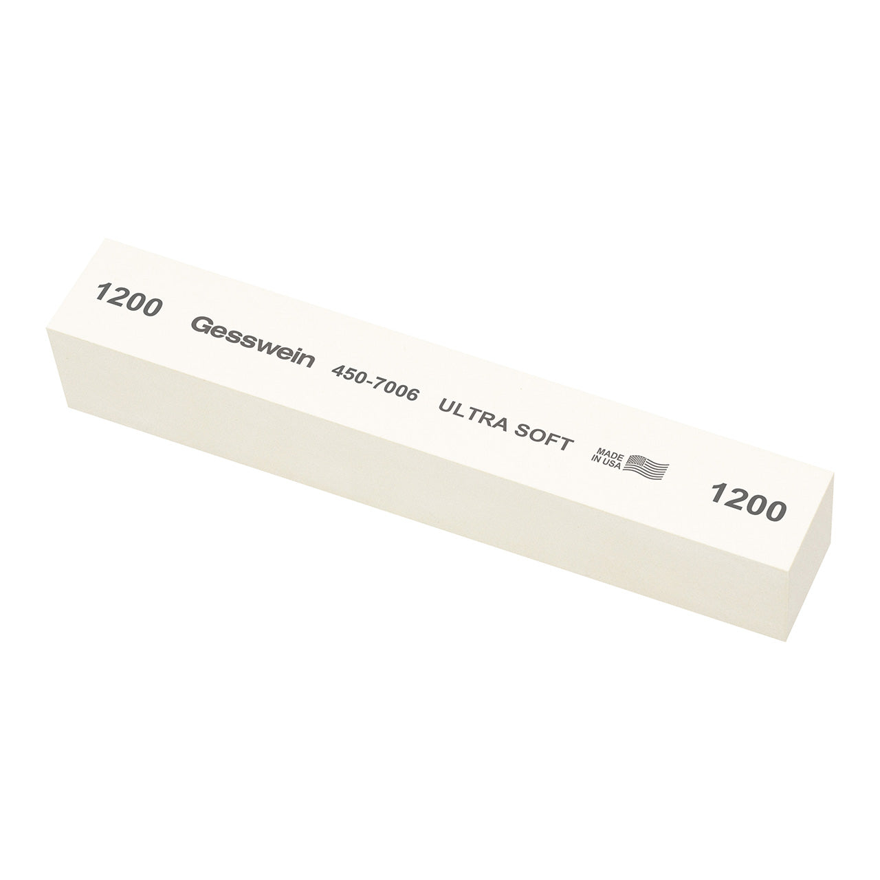 Gesswein® Ultra-Soft Stones - 1" x 1" x 6", 1200 Grit (Pkg. of 6)