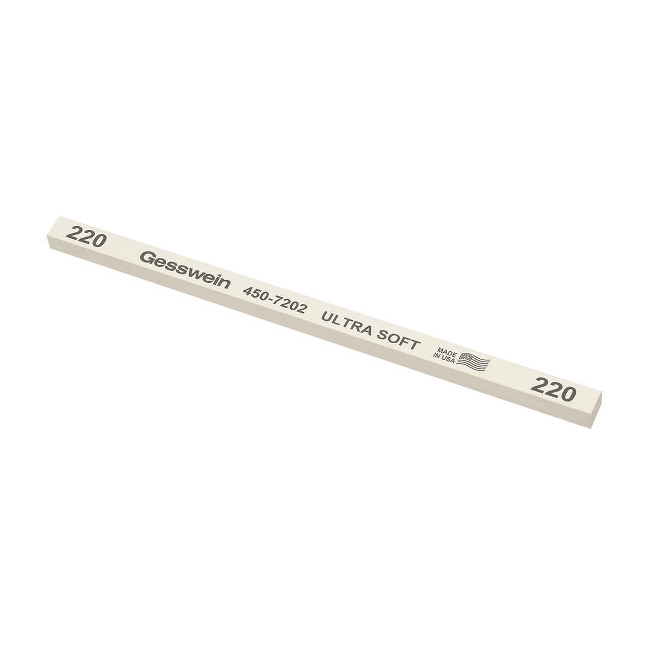 Gesswein® Ultra-Soft Stones - 1/4" x 1/4" x 6", 220 Grit (Pkg. of 12)
