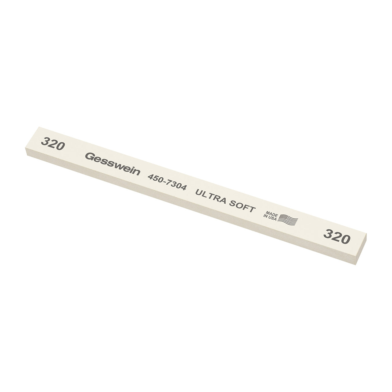 Gesswein® Ultra-Soft Stones - 1/2" x 1/4" x 6", 320 Grit (Pkg. of 12)