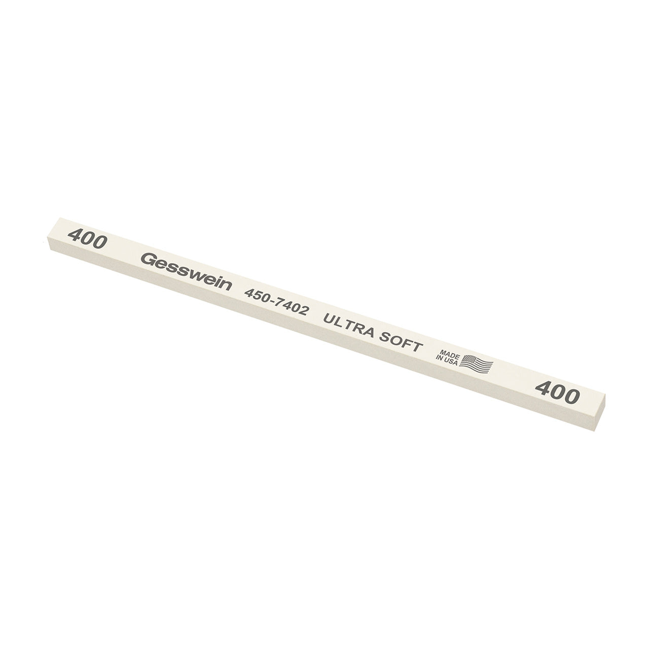 Gesswein® Ultra-Soft Stones - 1/4" x 1/4" x 6", 400 Grit (Pkg. of 12)