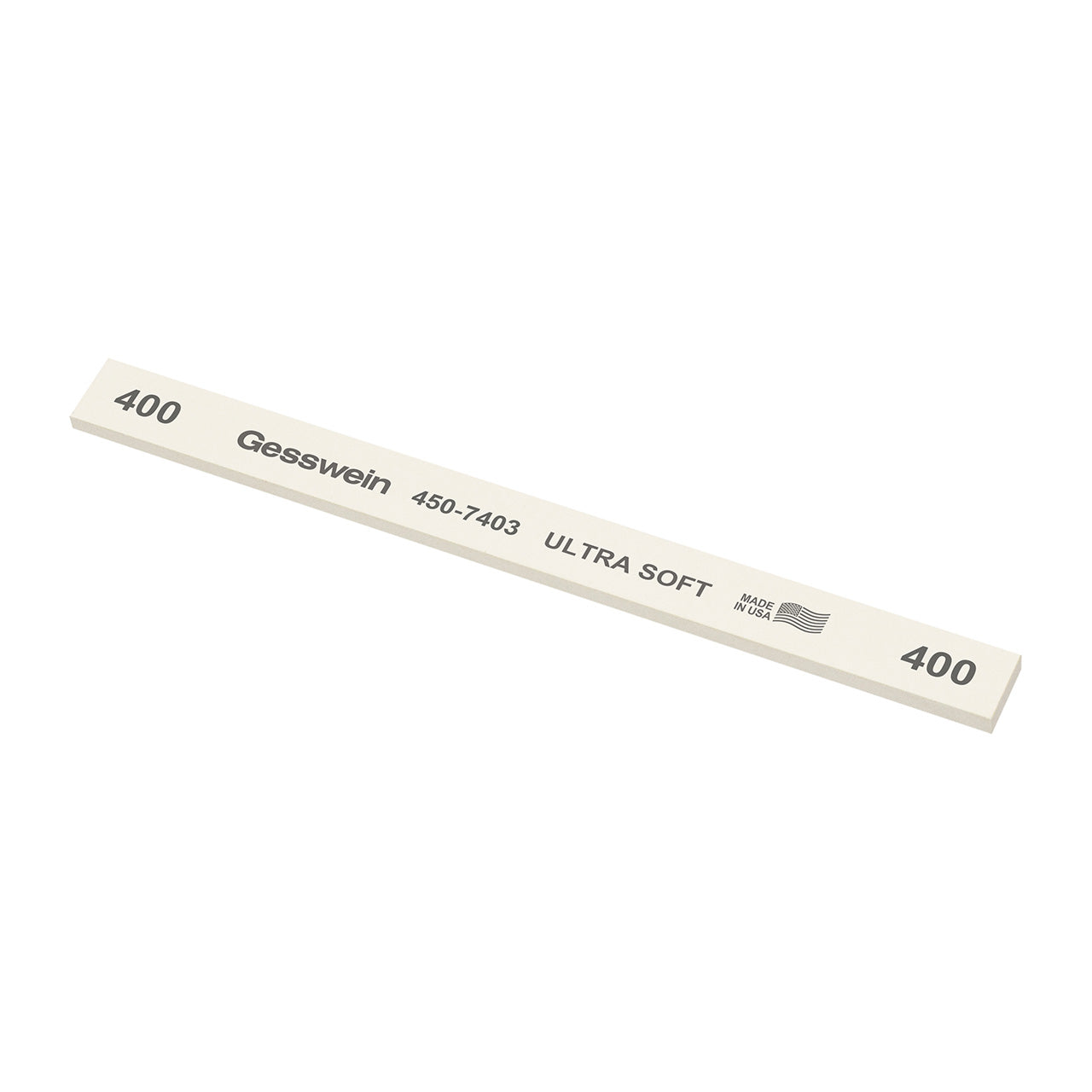 Gesswein® Ultra-Soft Stones - 1/2" x 1/8" x 6", 400 Grit (Pkg. of 12)