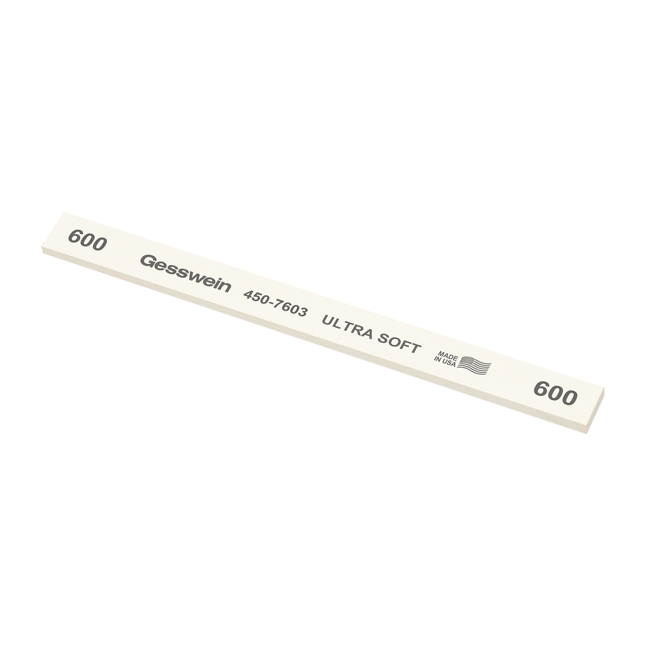 Gesswein® Ultra-Soft Stones - 1/2" x 1/8" x 6", 600 Grit (Pkg. of 12)