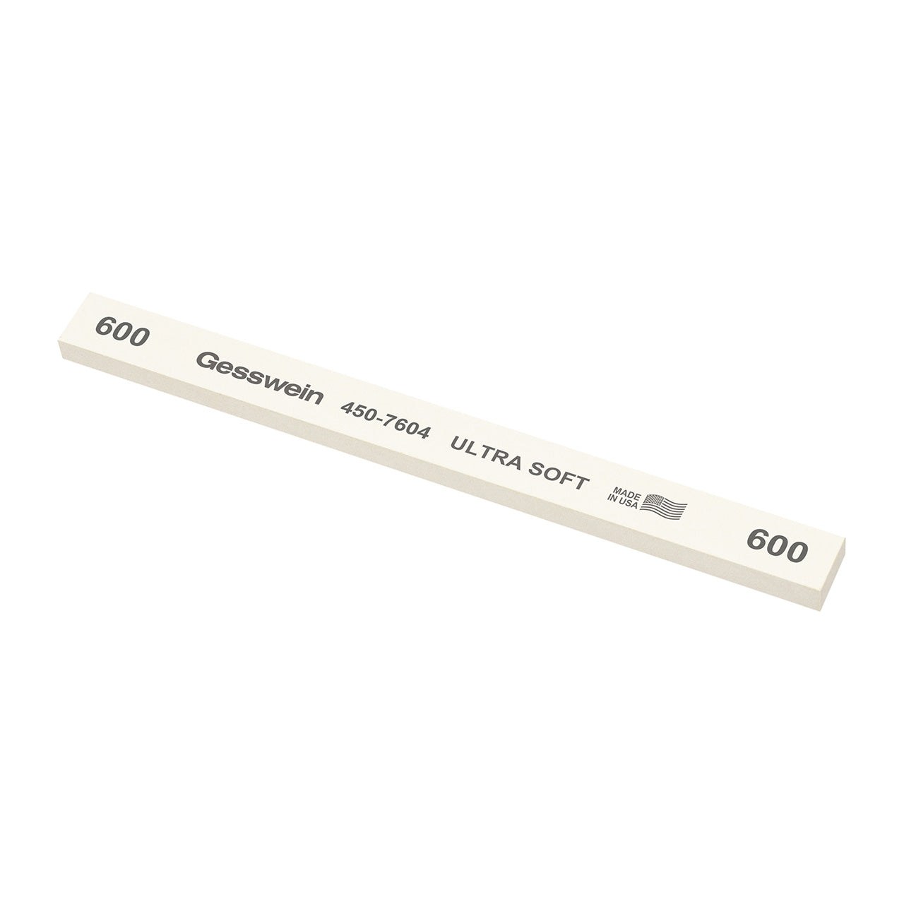 Gesswein® Ultra-Soft Stones - 1/2" x 1/4" x 6", 600 Grit (Pkg. of 12)