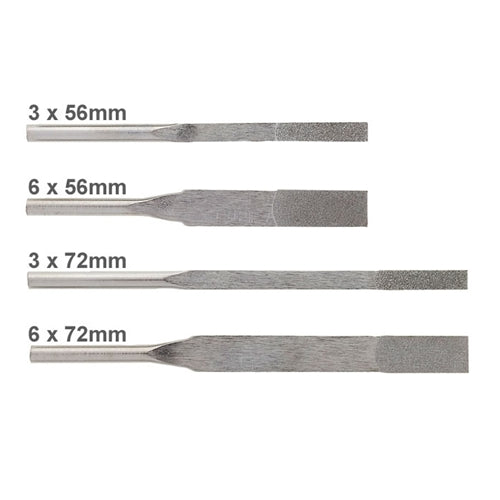 Gesswein® Tapered Diamond Poli Files - Set of 12
