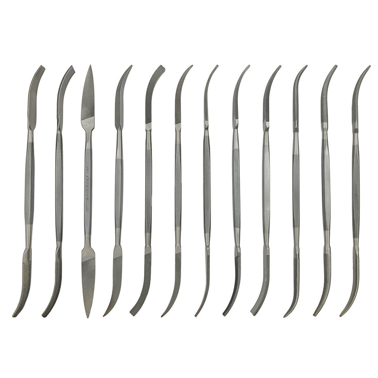 Grobet USA® Cut 2 Set of 12 Diemaker's Rifflers