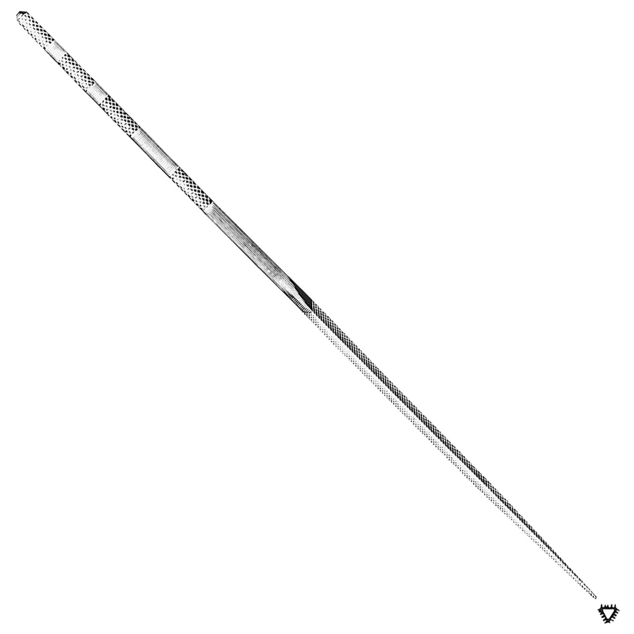 Grobet USA® Three-Square 16cm Cut 6 Swiss Pattern Needle File