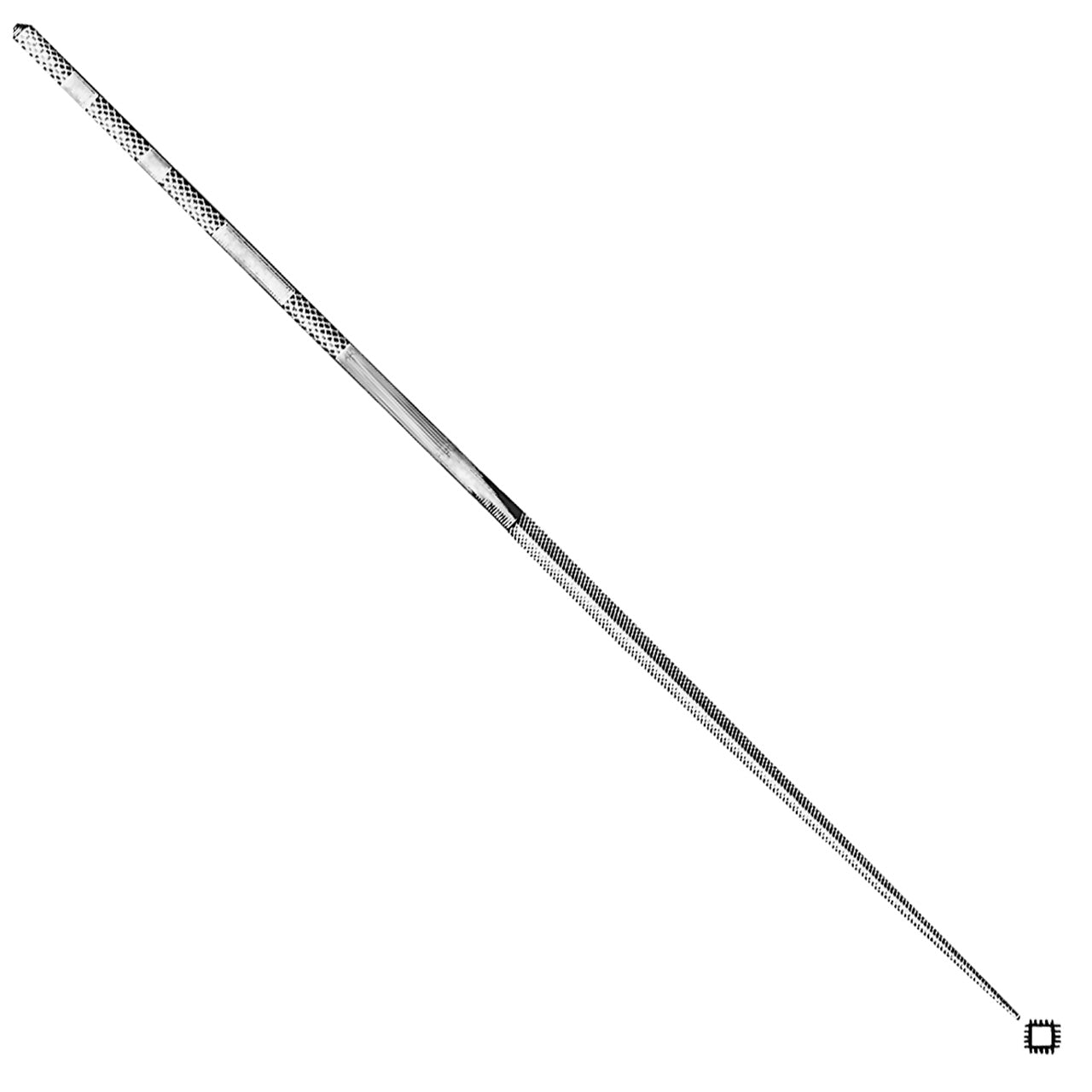 Grobet USA® Square 14cm Cut 0 Swiss Pattern Needle File