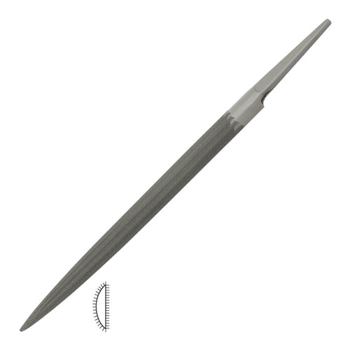 Grobet USA® Half-Round 6" Cut 3 Swiss Pattern Precision File