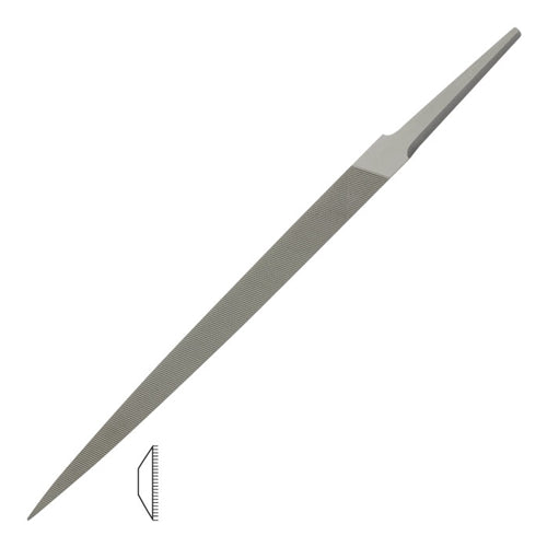 Grobet USA® Barrette 8" Cut 0 Swiss Pattern Precision File