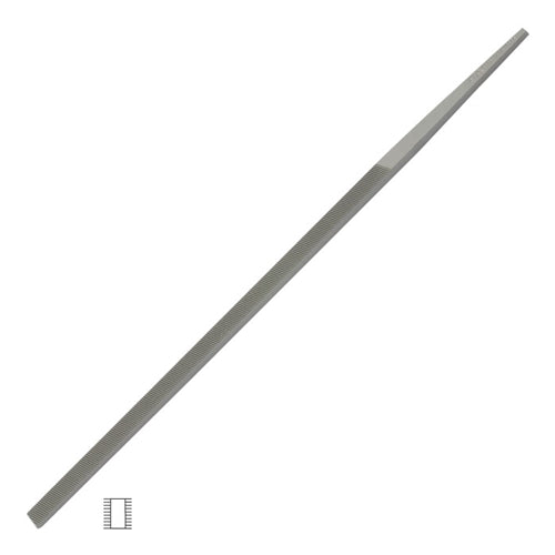 Grobet USA® Pillar Narrow 6" Cut 0 Swiss Pattern Precision File