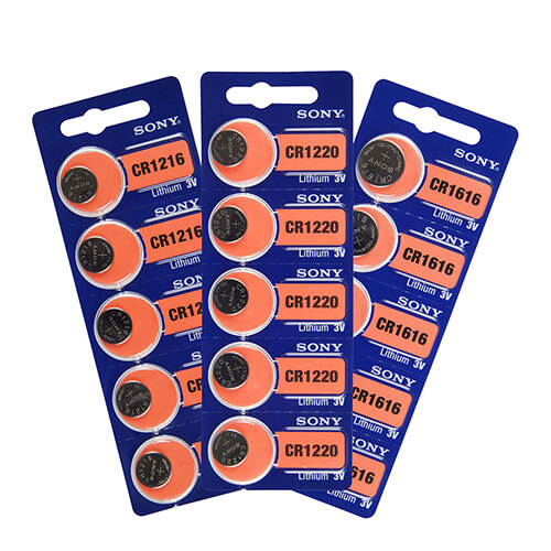 Sony® Murata Lithium Watch Batteries - CR1220 (Pkg. of 5)