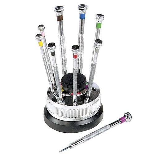 Screwdriver Set in Rotating Stand