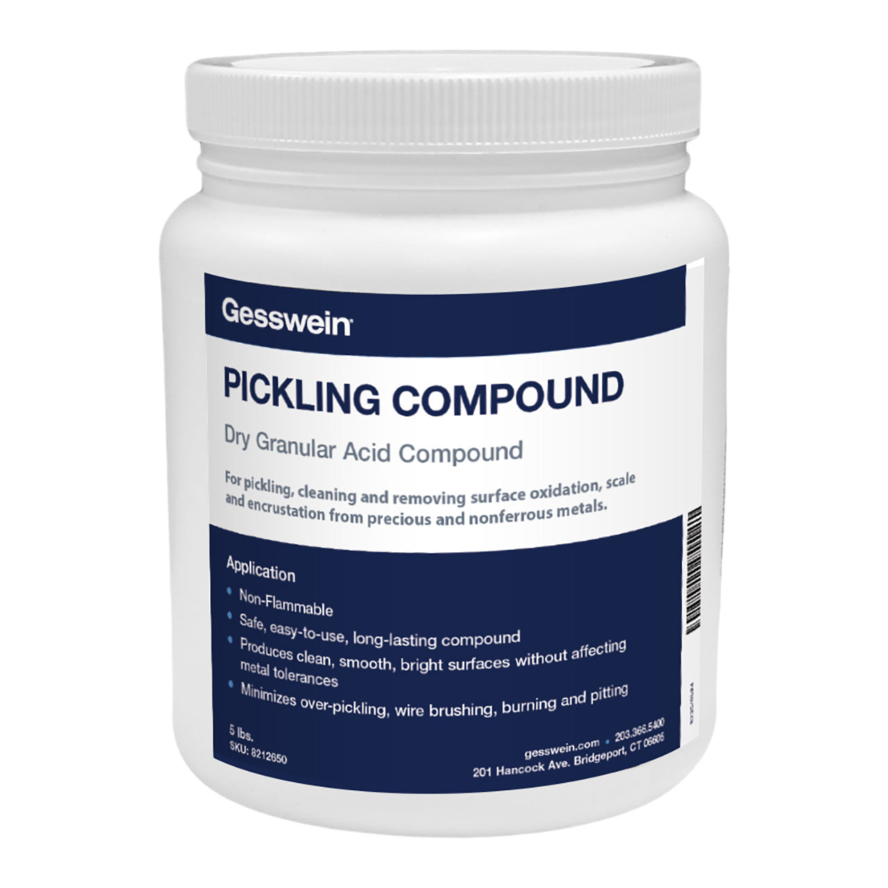 Gesswein® Pickling Compound - 5 lbs.
