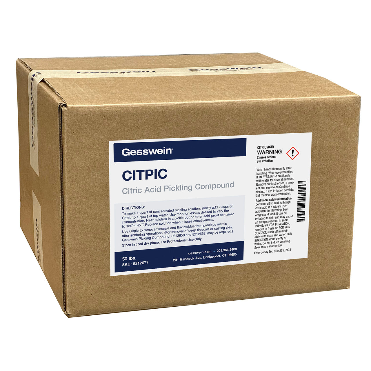 CITPIC Citric Acid Pickling Compound - 50 lb. Box
