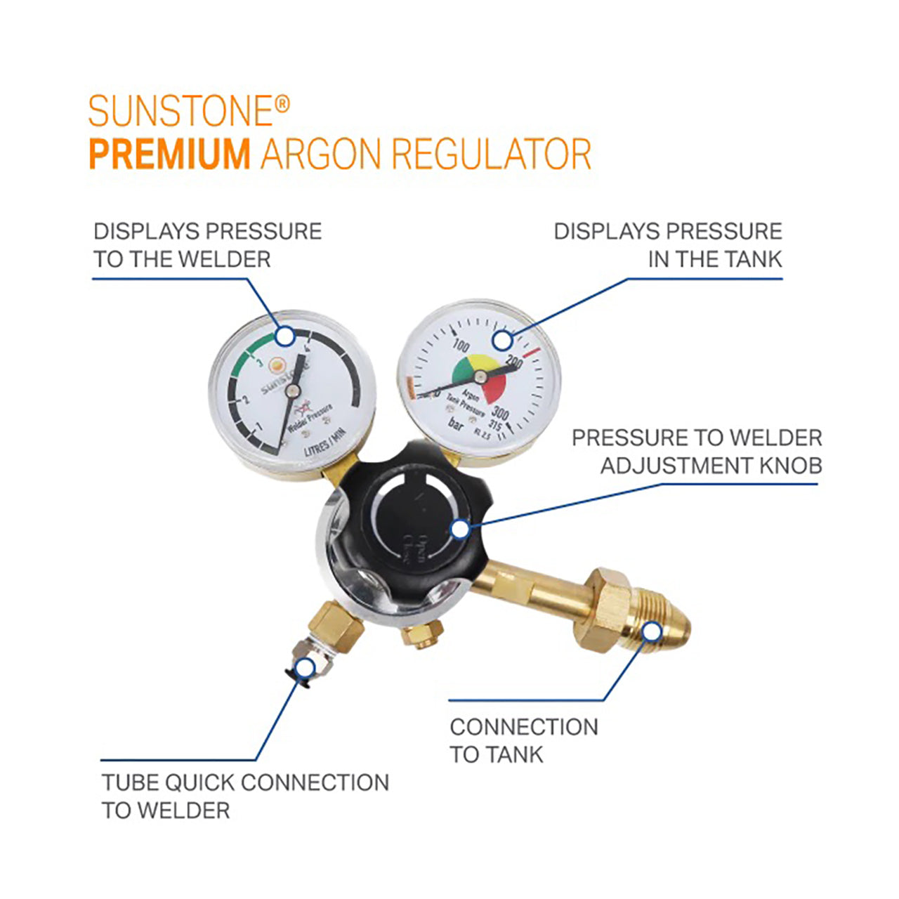 Orion Premium Argon Regulator