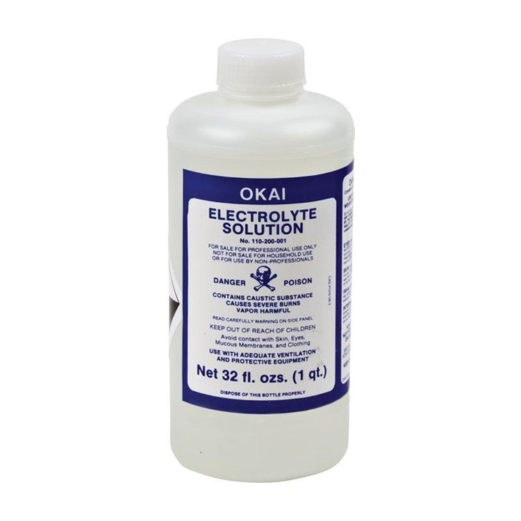 OKAI HF-8 Premixed KOH Electrolyte for Hydrogen Torches, 1QT