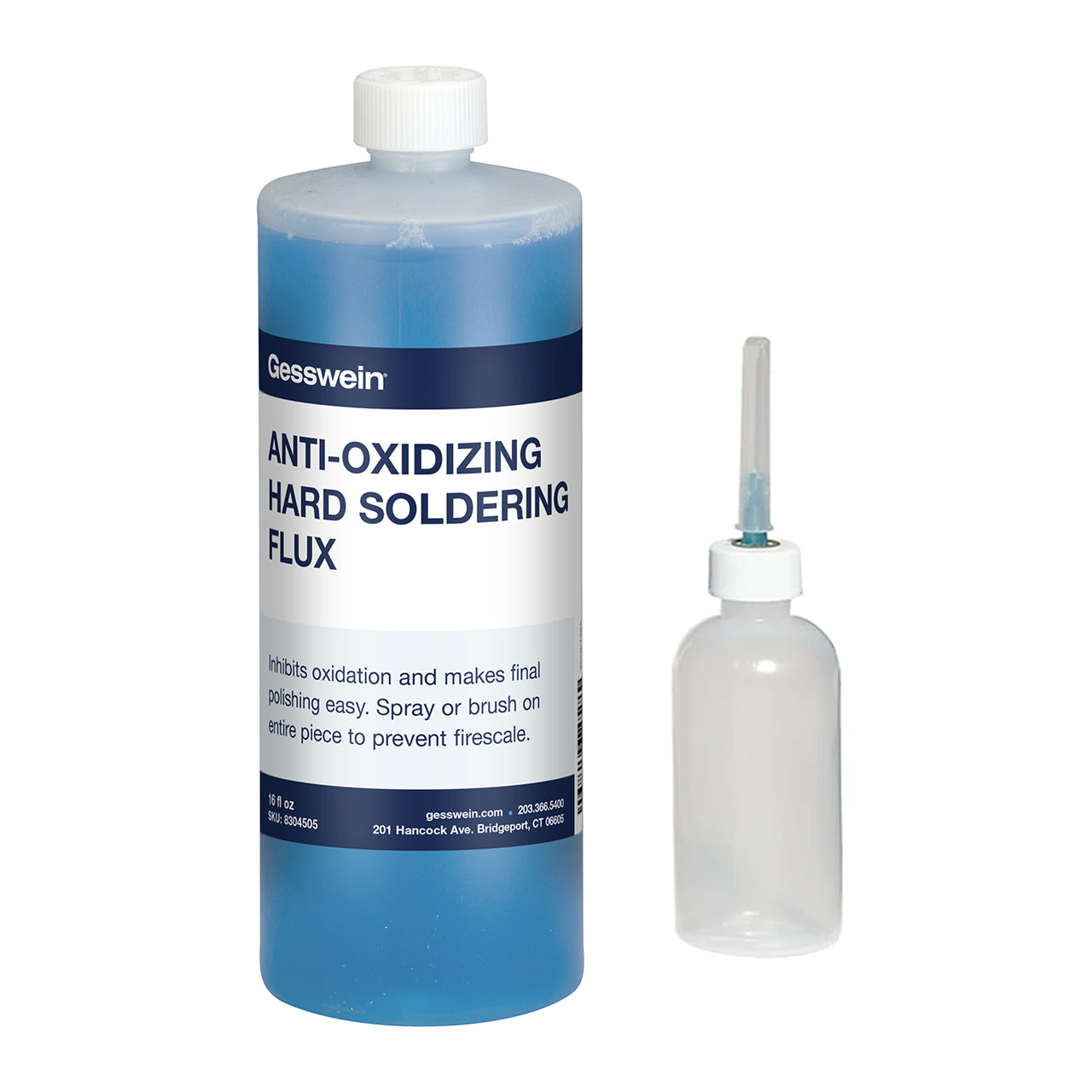 Gesswein® Anti-Oxidizing Flux - 16 oz. & Pinpoint Dispenser