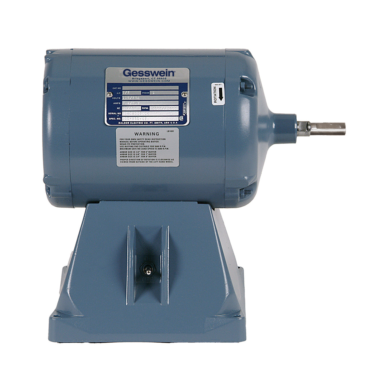 Baldor-Reliance® #50 Motor, 1/2 HP - Right, 110V