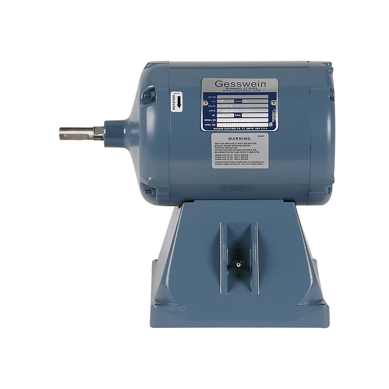 Baldor-Reliance® #50 Motor, 1/2 HP - Left, 110V