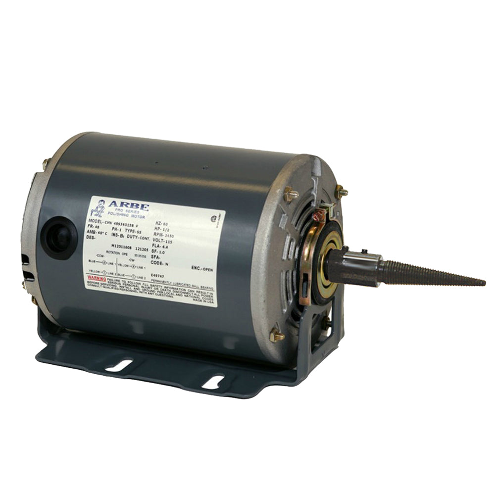 ARBE 1/2 HP (Unsealed) - Single Spindle Motor