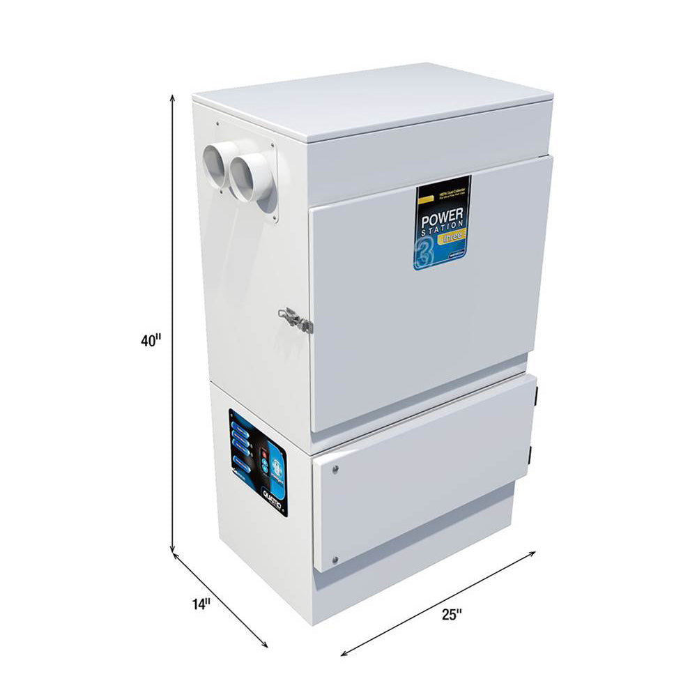 Quatro Multi-Station Power 3 Dust Collector - 230V