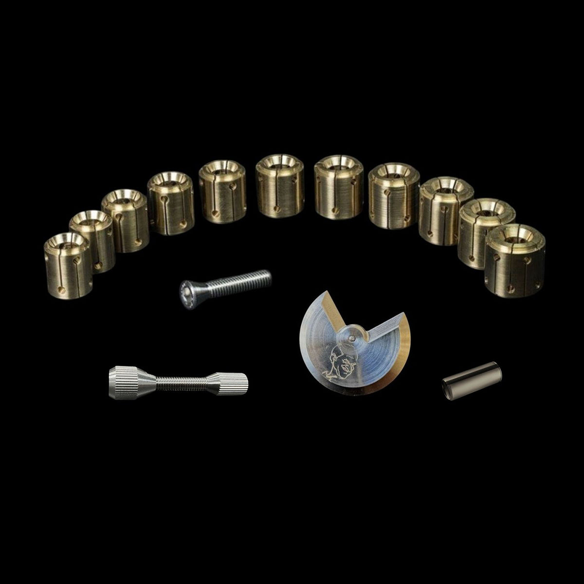 JURA Set of 15 Quick Release Brass Collets
