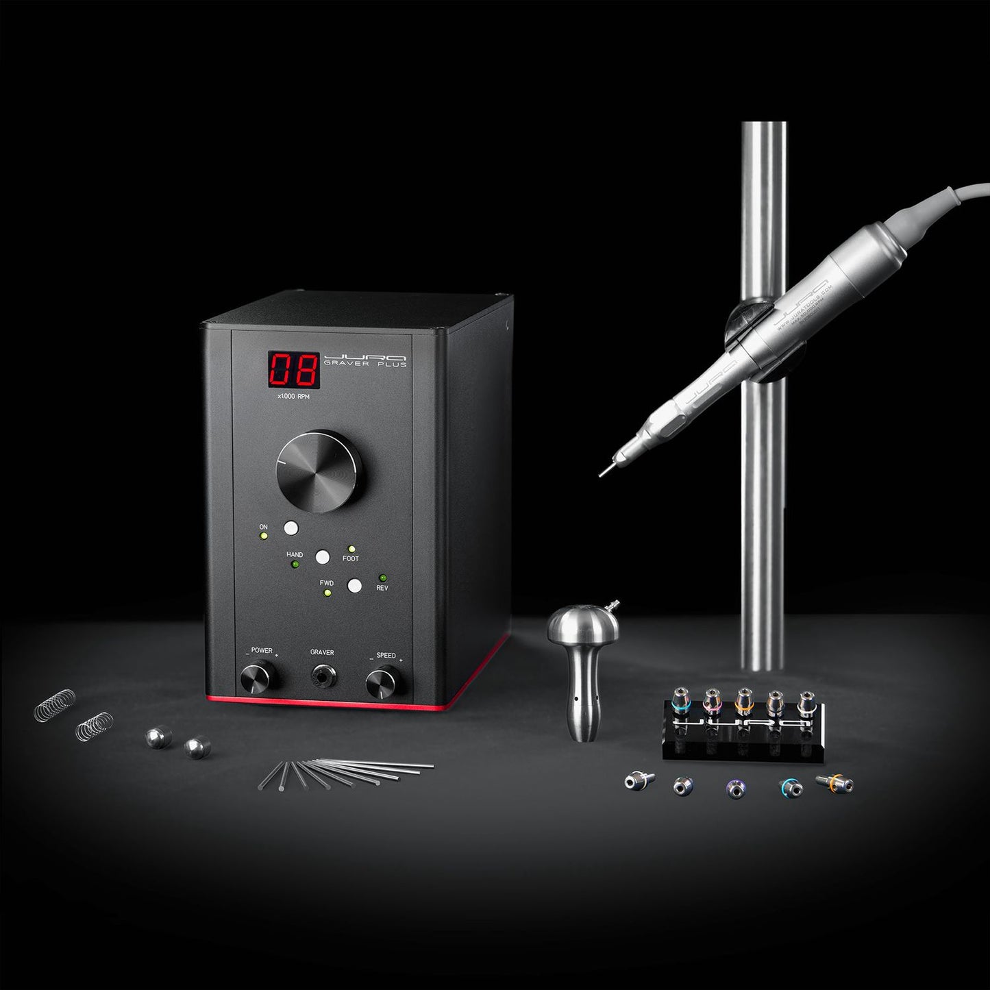 JURA Graver PLUS with GRS® Compatible and Slim Fit Handpiece