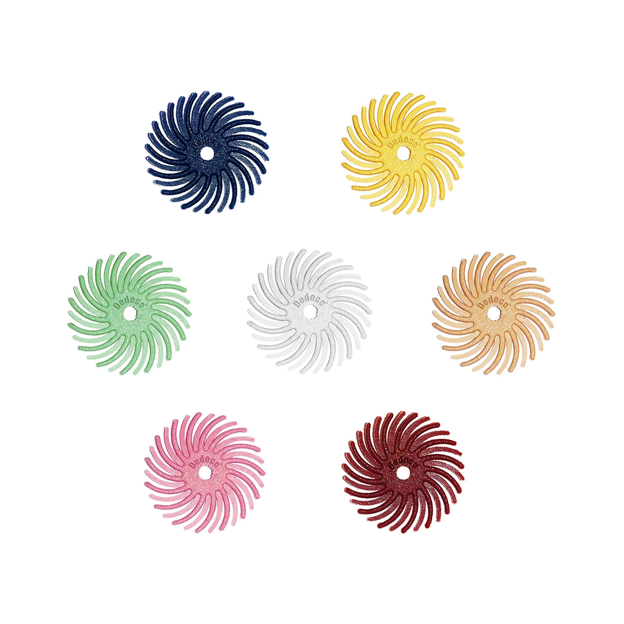 Dedeco® Sunburst® 9/16" Radial Discs